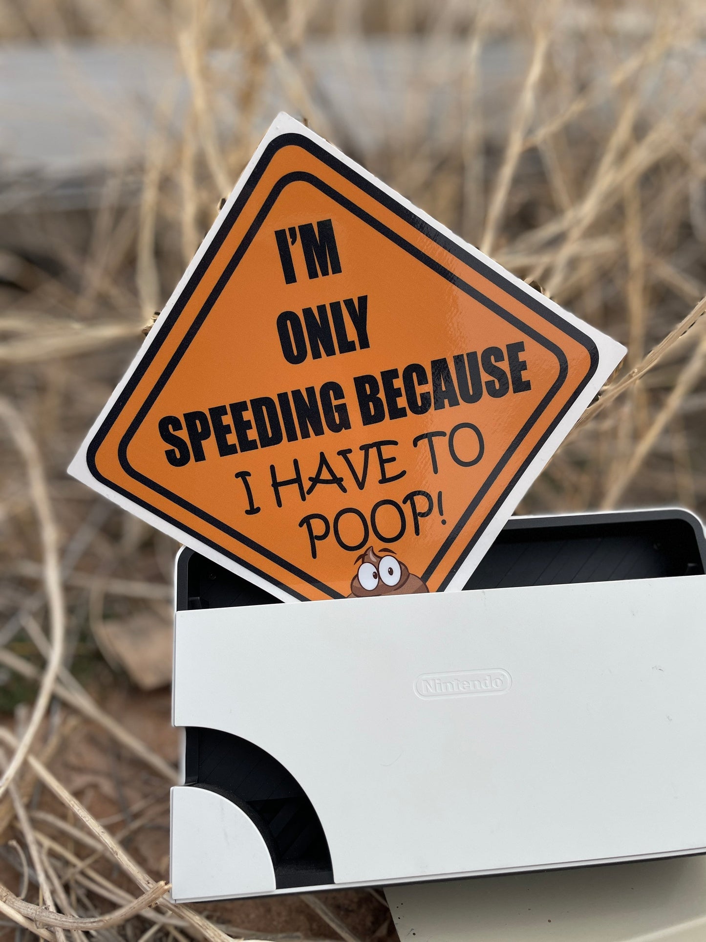 Speeding because I have to poop!