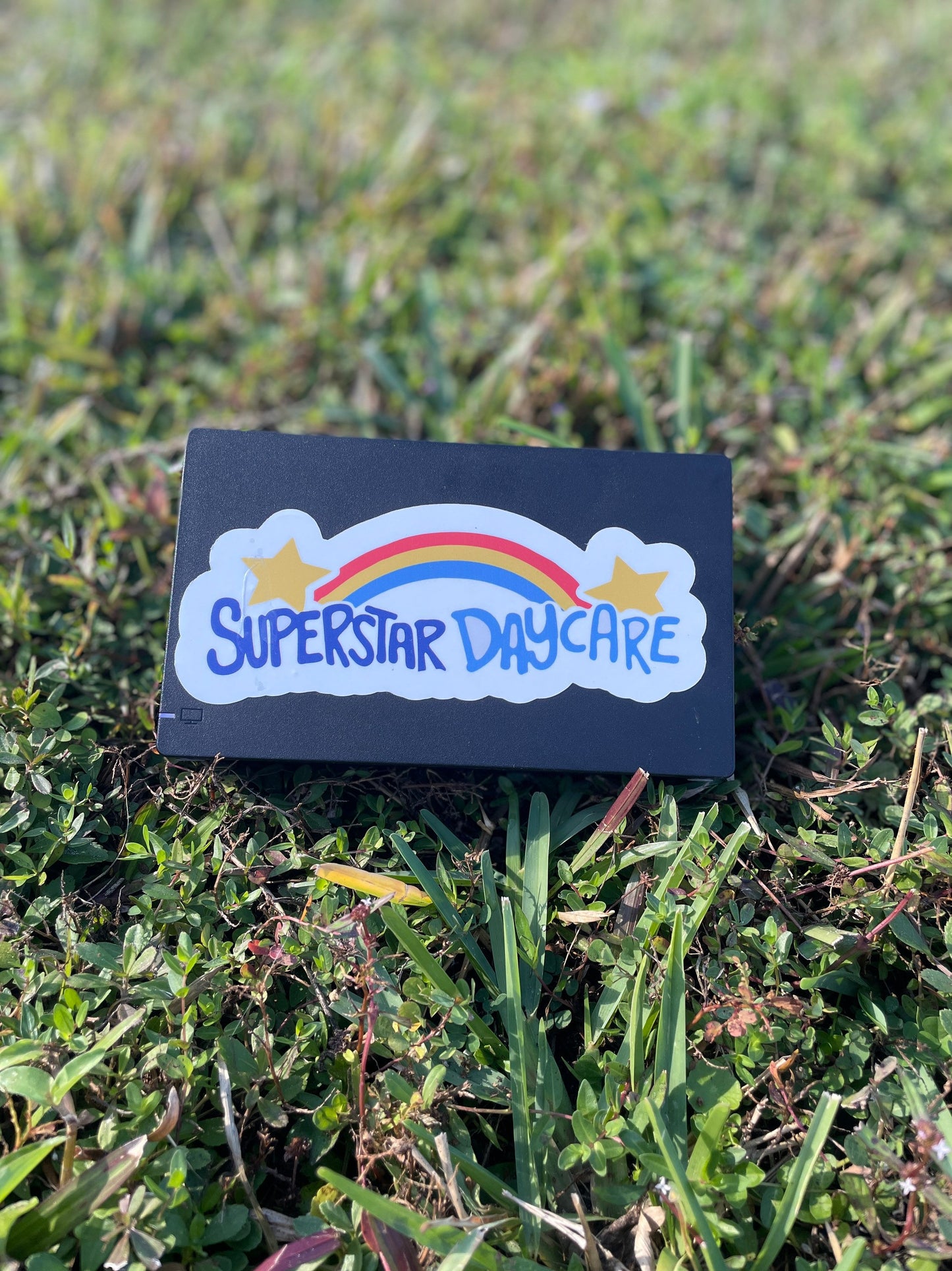 Superstar Daycare Sticker, Waterproof Vinyl