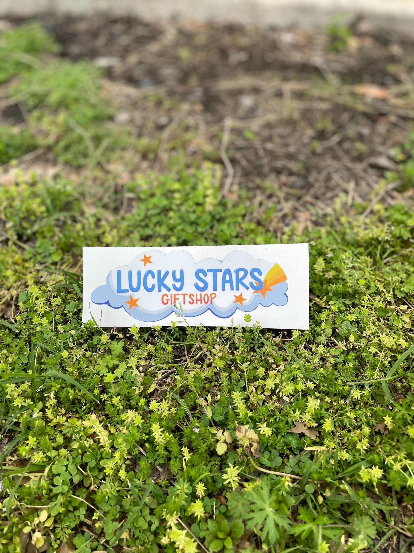 Lucky Stars Vinyl Sticker